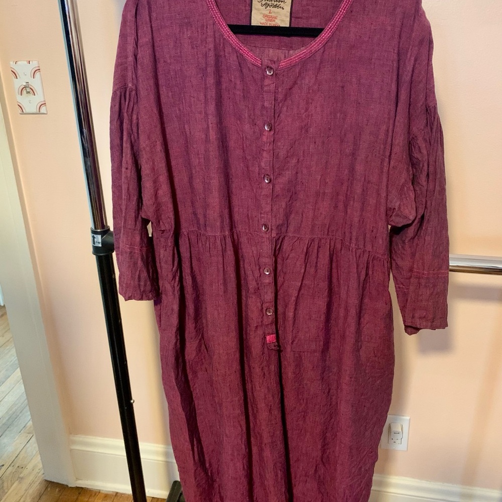 Gudrun Sjoden eco linen dress